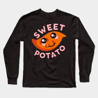 Kawaii Sweet Potato Long Sleeve T-Shirt